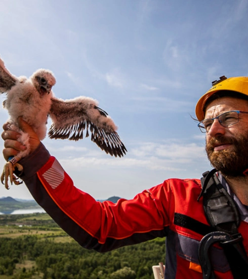 Portrét Václava Berana, ornitologa Oblastního muzea v Ústí nad Labem