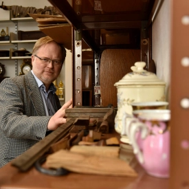 Portrét Václava Houtka, ředitele Oblastního muzea v Ústí nad Labem